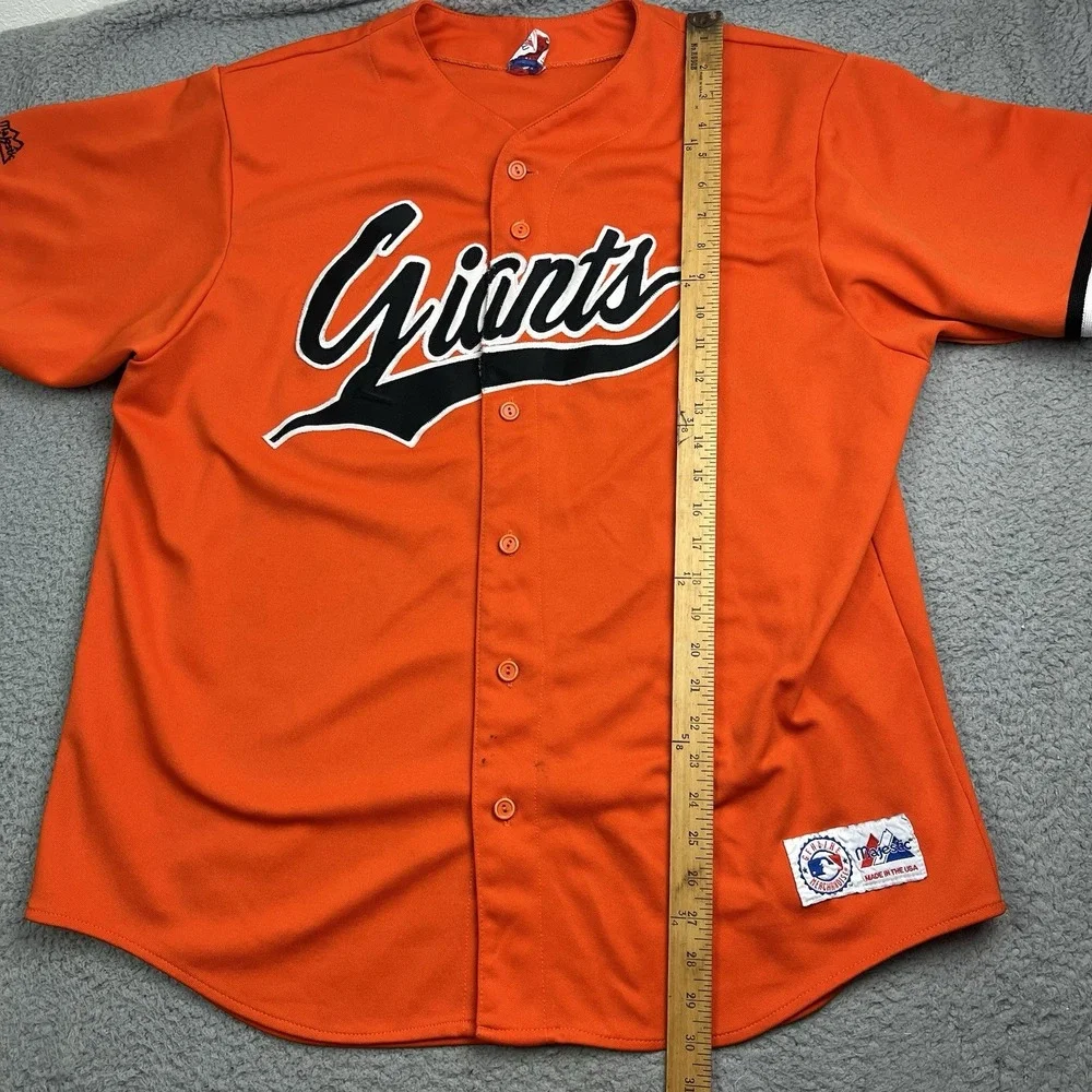 Majestic San Francisco Giants‎ Baseball Jersey Authentic Sewn Orange Mens Large
